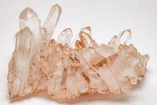 Tangerine Quartz Crystal Cluster - Madagascar #205870