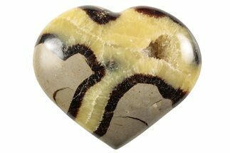 Polished Septarian Heart - Madagascar #156643