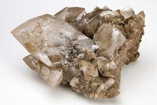 Sharp, Scalenohedral Calcite Crystal Cluster - Red Dome Mine #204705