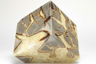 Wide, Polished Septarian Cube - Utah #207777