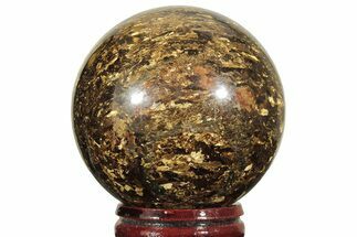 Golden Amphibolite Sphere - Western Australia #207983