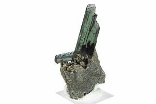 Translucent Blue-Green Vivianite Crystals - Romania #208749