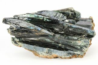 Gemmy, Emerald-Green Vivianite Crystal Cluster - Brazil #208716
