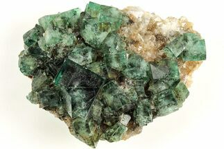 Fluorescent Green Fluorite Cluster - Diana Maria Mine, England #208884