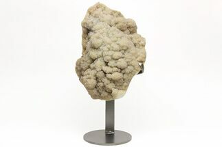 Sparkling Green Druzy Quartz Formation on Metal Stand #209024