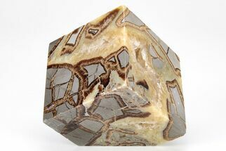 Wide, Polished Septarian Cube - Utah #207783