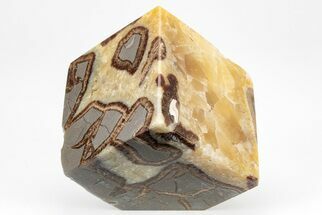 Wide, Polished Septarian Cube - Utah #207784