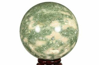 Polished Rainforest Jasper (Rhyolite) Sphere - Australia #209246