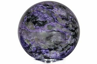 Large, Polished, Purple Charoite Sphere - Siberia #210569