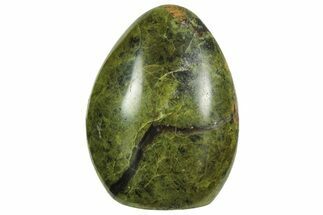 Polished, Free-Standing Green Pistachio Opal - Madagascar #211482