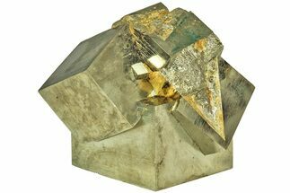 Natural Pyrite Cube Cluster - Spain #211402
