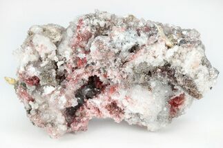 Vibrant-Red Cinnabar with Calcite - Cocineras Mine #212747