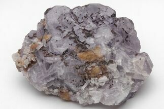 Purple Cubic Fluorite Crystal Cluster - Morocco #213144