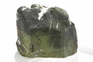 Olivine Peridot Crystal with Ludwigite Inclusions - Pakistan #213523