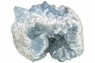 Sparkly Celestine (Celestite) Crystal Cluster - Madagascar #210448