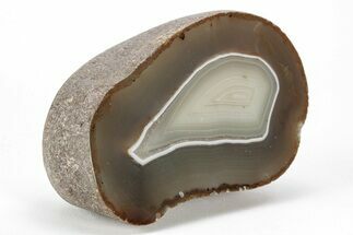 Enchanting, Polished Black River Agate - Argentina #209641