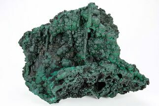 Sparkling Botryoidal Malachite Formation with Stalactites - Congo #214883