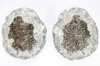 Keokuk Calcite Geode with Iridescent Chalcopyrite - Missouri #215040