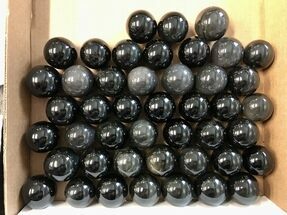 Clearance Lot: Polished Rainbow Obsidian Spheres - Spheres #215249