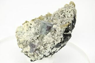 Colorful Cubic Fluorite Crystals with Phantoms - Yaogangxian Mine #215800