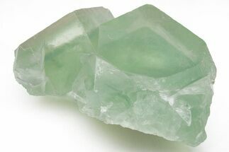 Green Cubic Fluorite Crystals with Phantoms - China #216250