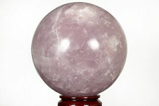 Polished Rose Quartz Sphere - Madagascar #216937
