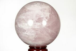 Polished Rose Quartz Sphere - Madagascar #216939