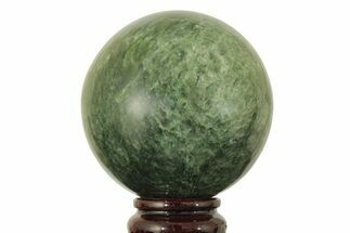 Polished Jade (Nephrite) Sphere - Afghanistan #218071