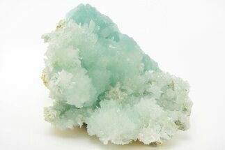 Blue-Green Aragonite Aggregation - Wenshan Mine, China #218068