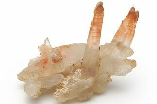 Natural Red Quartz Crystal Cluster - Morocco #218968