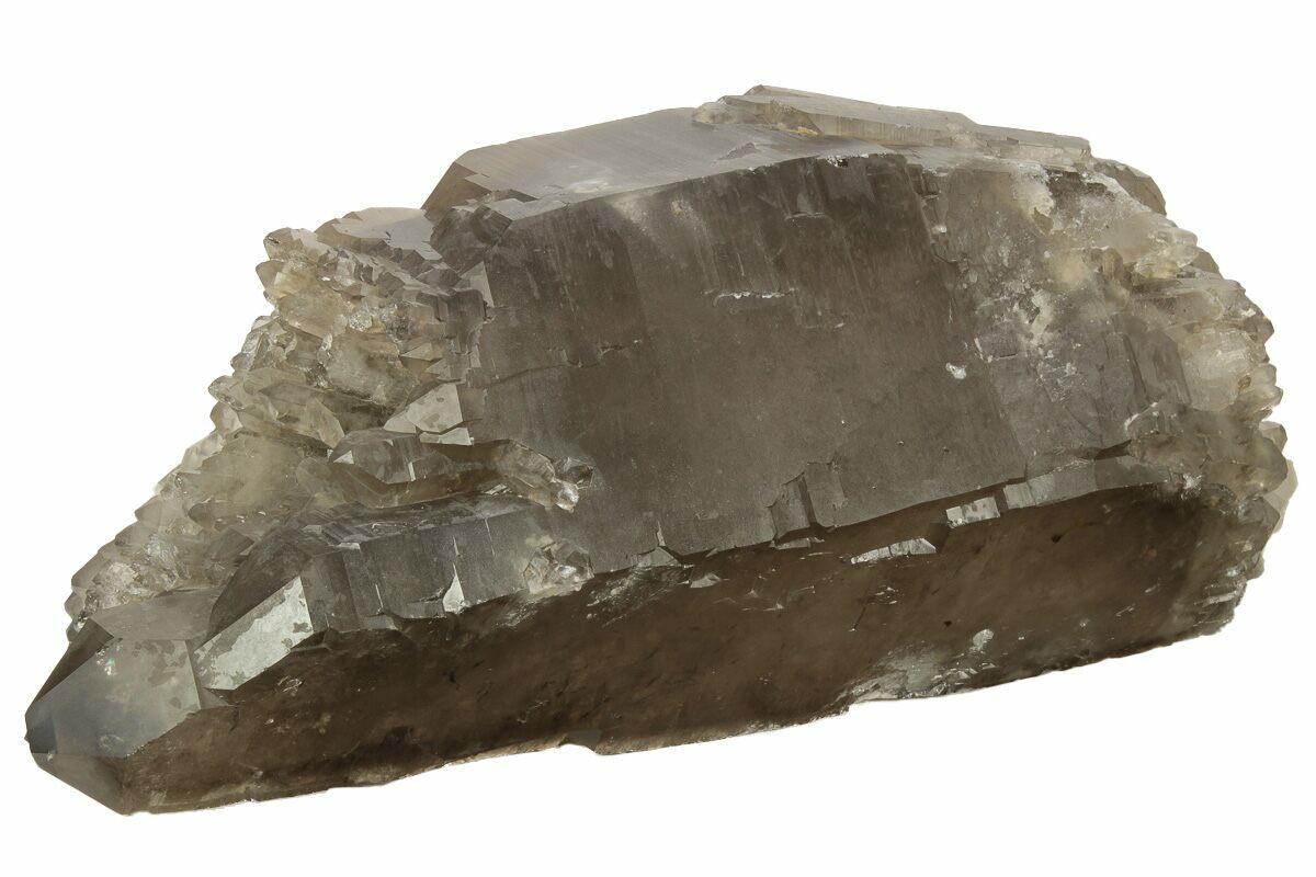 Double Terminated Quartz with Graphite 5.93 Gm Size 10 to 12 mm (10)Brazil  max8497 - Gemological Collections