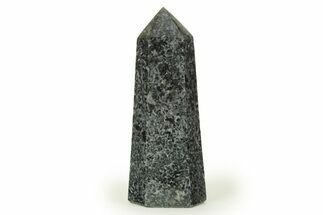 Polished, Indigo Gabbro Tower - Madagascar #219703