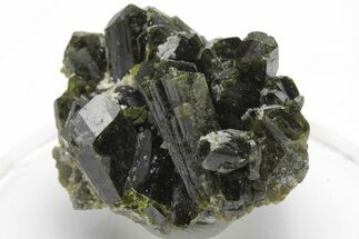Lustrous Epidote Crystal Cluster - Peru #220826