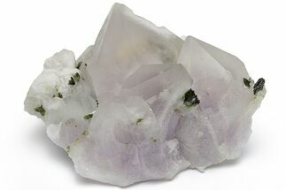 Amethyst Crystal Cluster with Epidote - China #221178