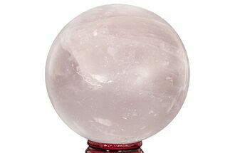 Polished Rose Quartz Sphere - Madagascar #210234