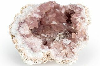 Sparkly, Pink Amethyst Geode Section - Argentina #225747