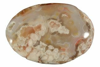 Polished Flower Agate Palm Stone - Madagascar #226853