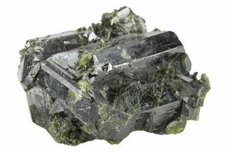 Dark-Green Epidote Crystals - Pakistan #213463