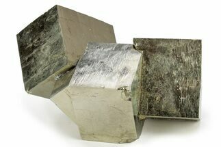 Natural Pyrite Cube Cluster - Spain #227682