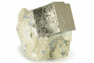 Pristine Pyrite Cube In Rock - Navajun, Spain #227649