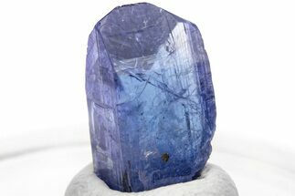 Brilliant Blue-Violet Tanzanite Crystal - Merelani Hills, Tanzania #228222