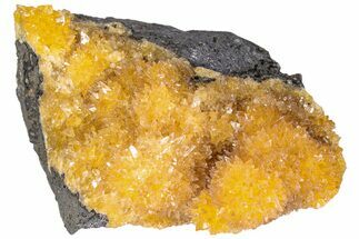 Intense Orange Calcite Crystal Cluster - Poland #228273
