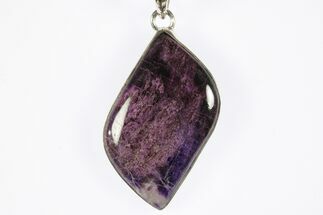 Polished Sugilite Pendant (Necklace) - Sterling Silver #228611