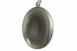 Botswana Agate Pendant (Necklace) - Sterling Silver #228541