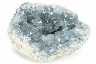 Sparkly Celestine (Celestite) Geode - Great Sparkle #228968