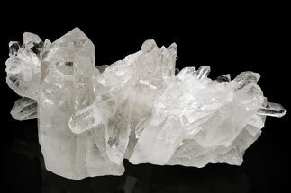Clear Quartz Crystal Cluster - Brazil #229565
