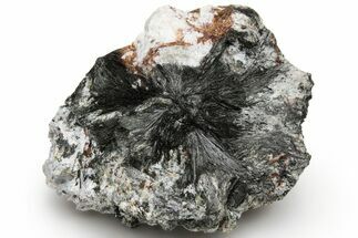 Normandite & Aegirine On Feldspar - Russia #211955