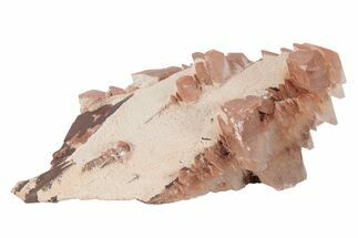 Pagoda Style Calcite Crystals on Calcite - Fluorescent! #215928