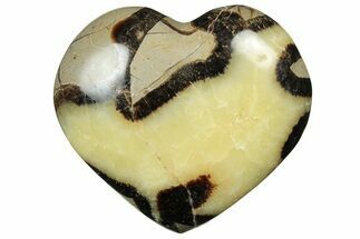 Polished Septarian Heart - Madagascar #205382