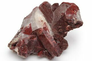 Natural, Red Quartz Crystal Cluster - Morocco #232872